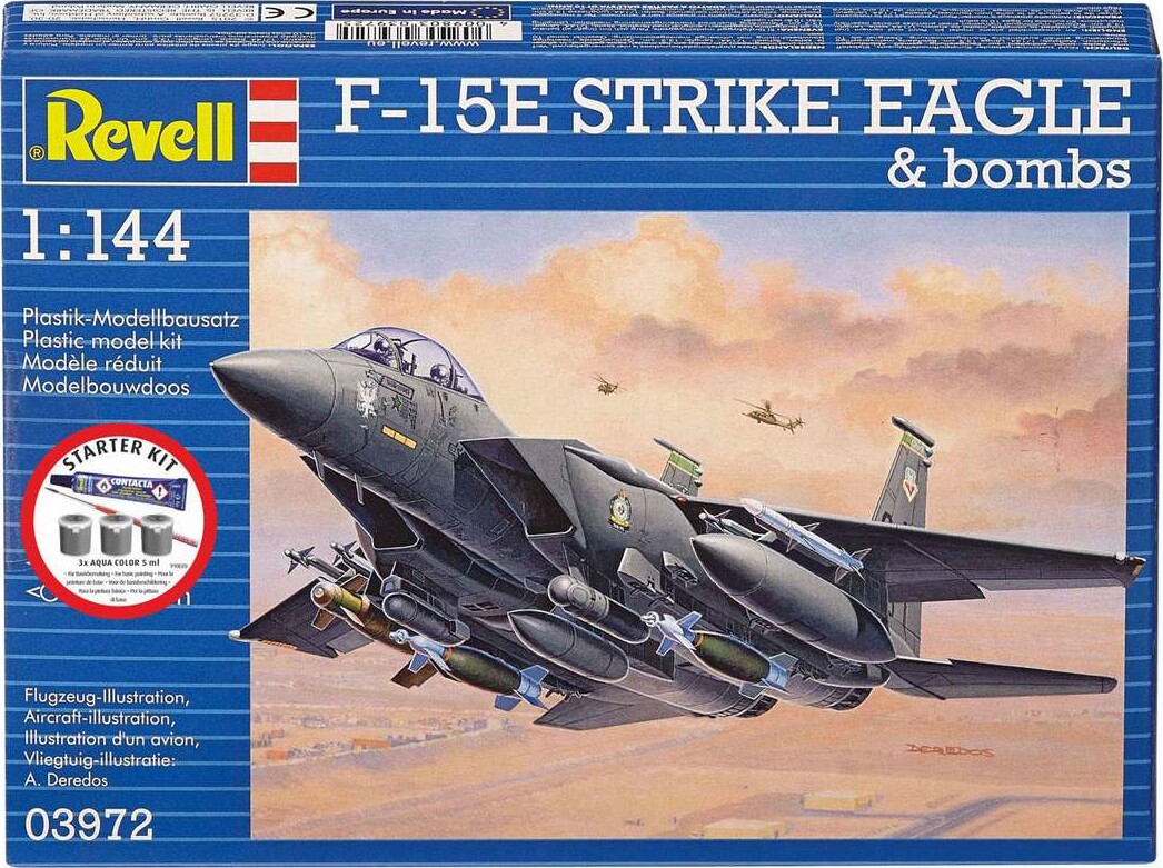 Revell Starter Kit - F-15E Strike Eagle Bombs - 1 144 - 73972