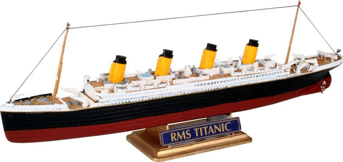 Revell - Rms Titanic Starter Kit - Skib Byggesæt - 1 1200 - 75804
