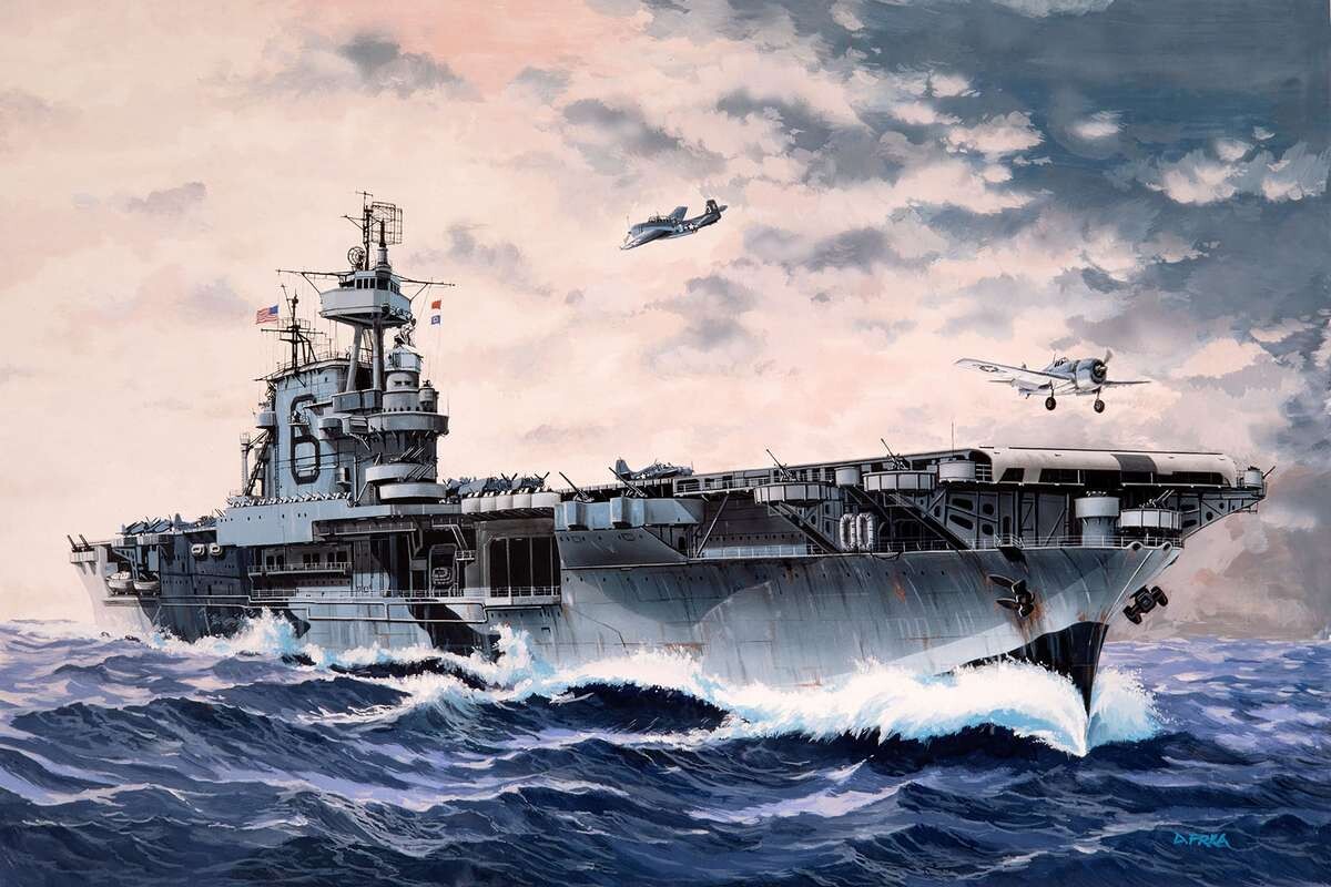 Revell - Uss Enterprise Cv-6 Starter Kit - 1 1200 - Level 4 - 05824