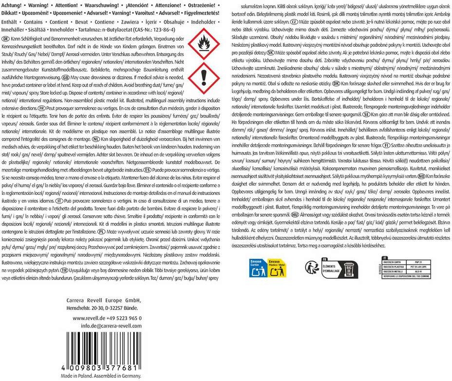 Revell - Vw Beetle Starter Kit Bil Byggesæt - 1 32 - Level 3 - 77681