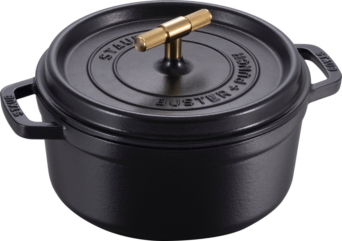 Staub - Buster Punch Cocotte - Sort - 24 Cm