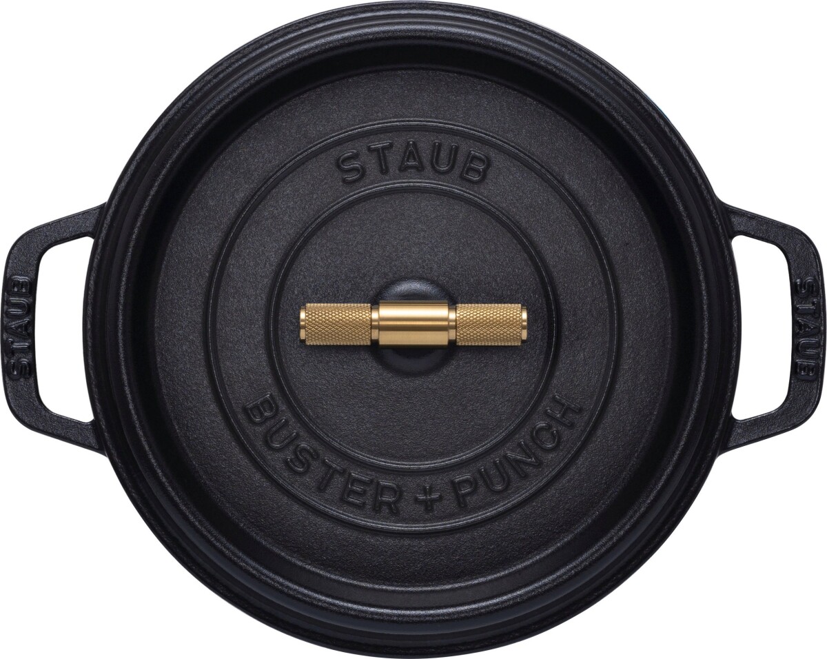 Staub - Buster Punch Cocotte - Sort - 24 Cm