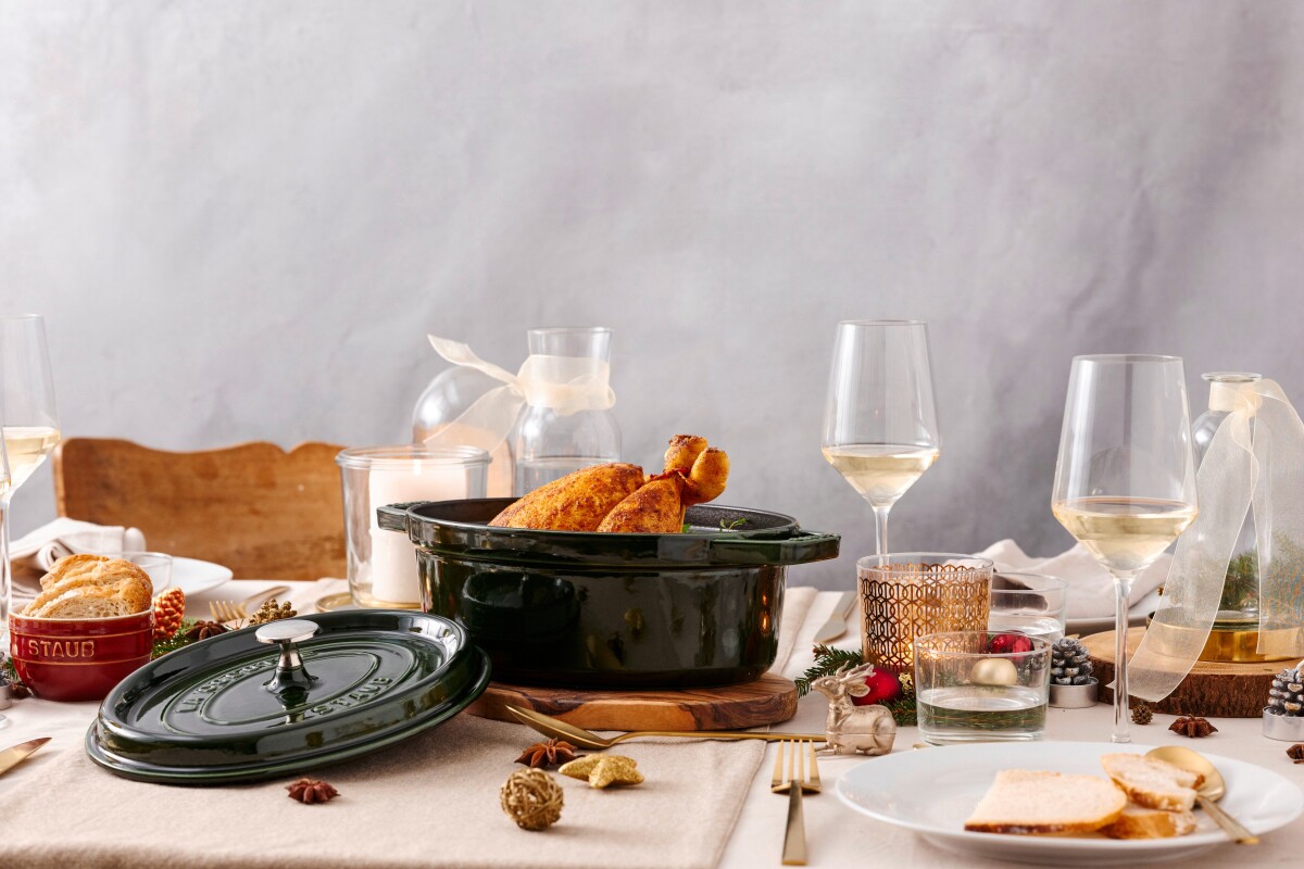 Staub - Cocotte - Basilikum-Grøn - 31 Cm 5 5 L