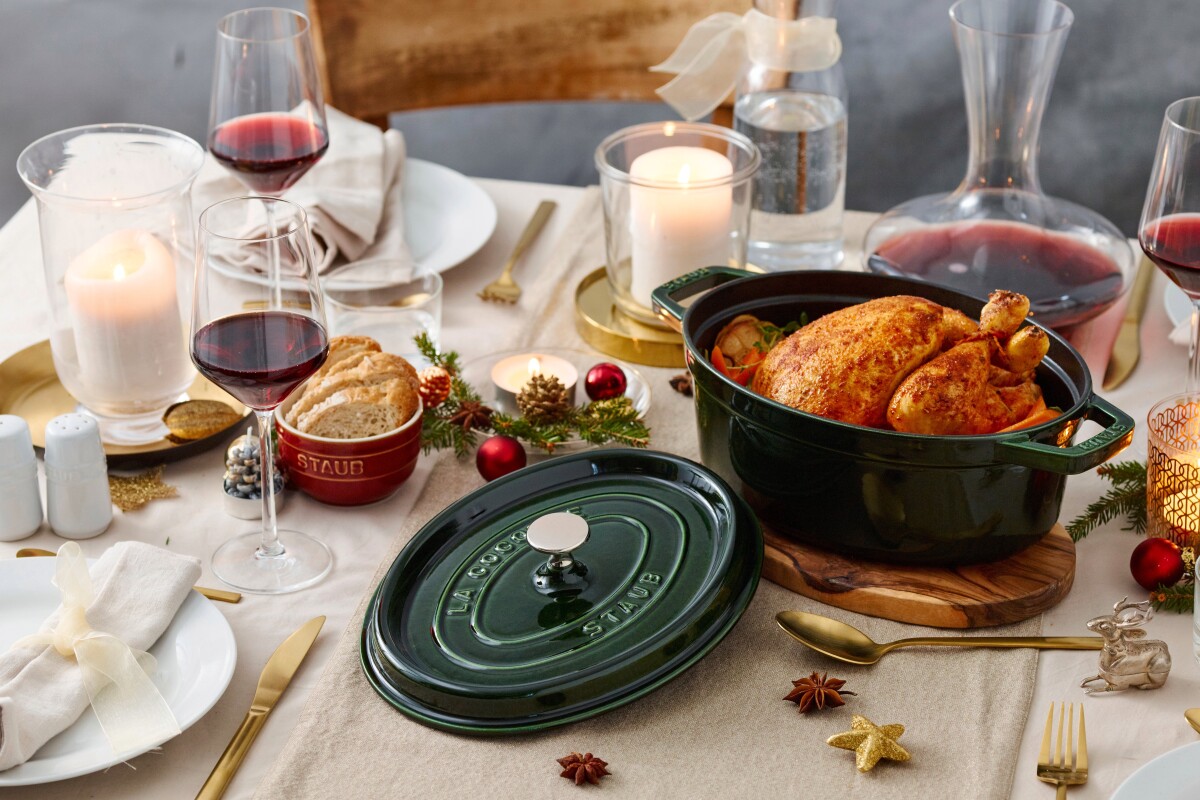 Staub - Cocotte - Basilikum-Grøn - 31 Cm 5 5 L