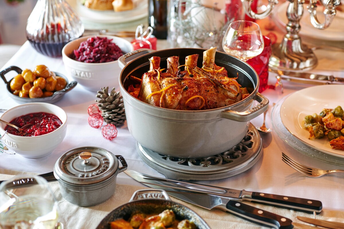 Staub - Cocotte - Grafitgrå - 26 Cm