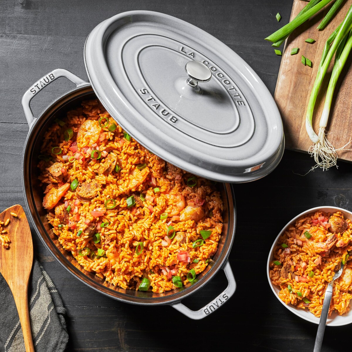 Staub - Cocotte - Grafitgrå - 31 Cm 5 5 L