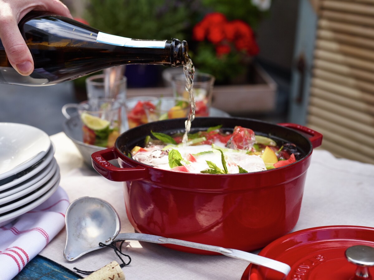 Staub - Cocotte - Kirsebærrød - 24 Cm