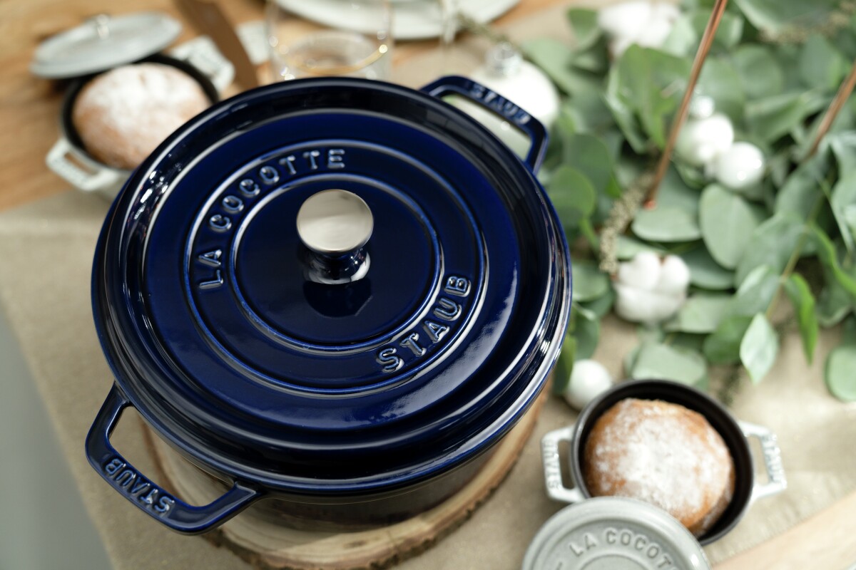 Staub - Cocotte - Mørk-Blå - 30 Cm