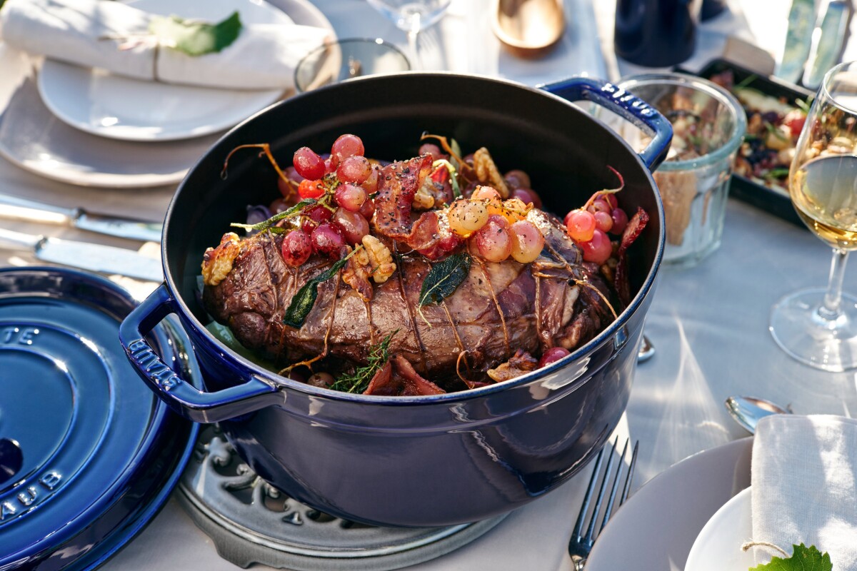 Staub - Cocotte - Mørk-Blå - 30 Cm