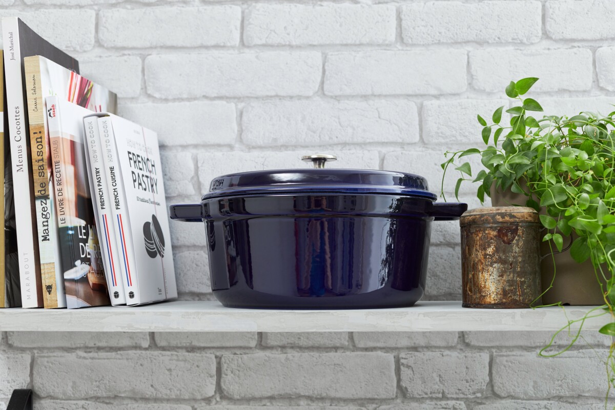 Staub - Cocotte - Mørk-Blå - 30 Cm