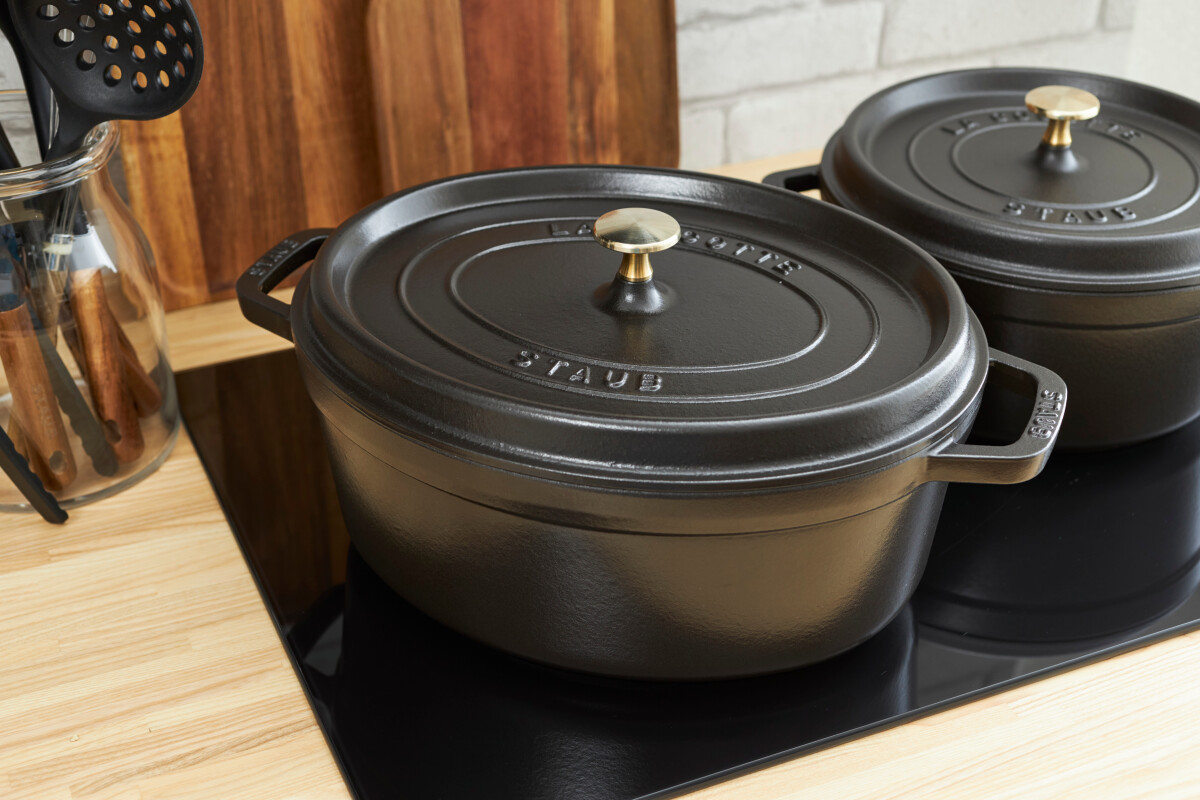 Staub - Cocotte Oval - Sort - 27 Cm 3 25 L