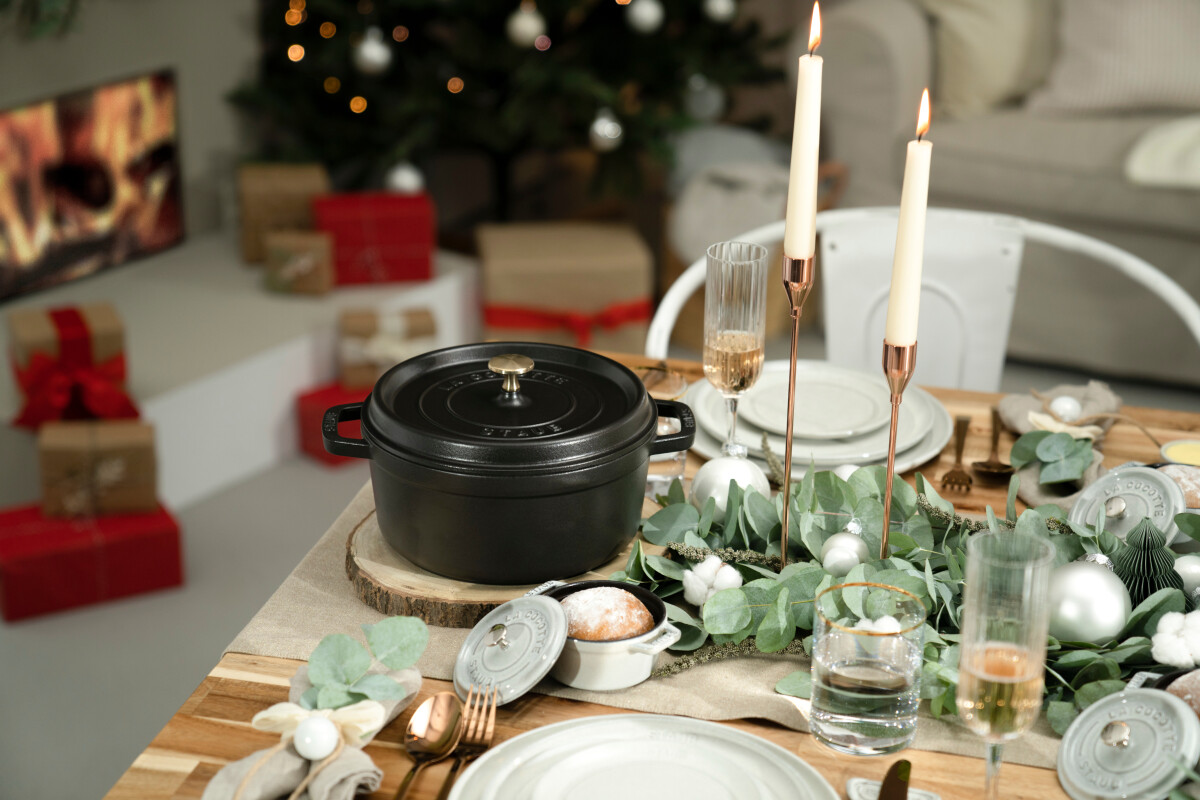 Staub - Cocotte - Sort - 30 Cm