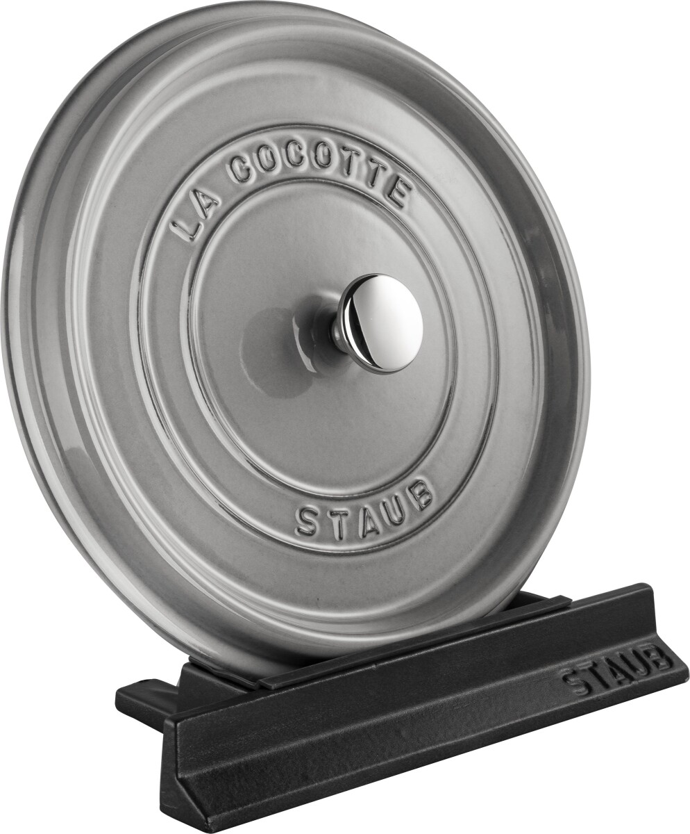 Staub - Lågholder Støbejern - Black - 20 X 33 Cm