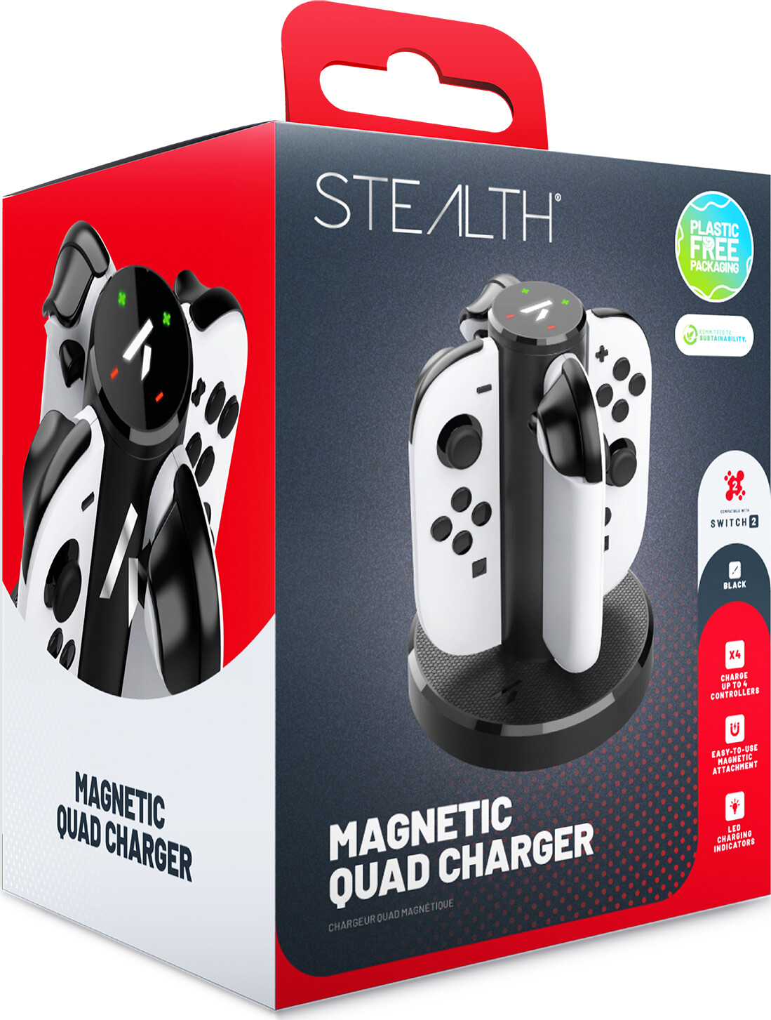 Stealth - Magnetic Quad Charger - Switch 2