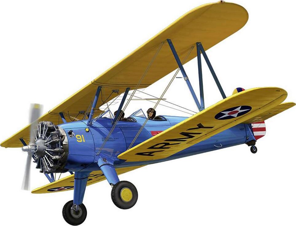 Revell - Stearman Pt-17 Kaydet Modelfly Byggesæt - 1 32 - Level 5 - 03837