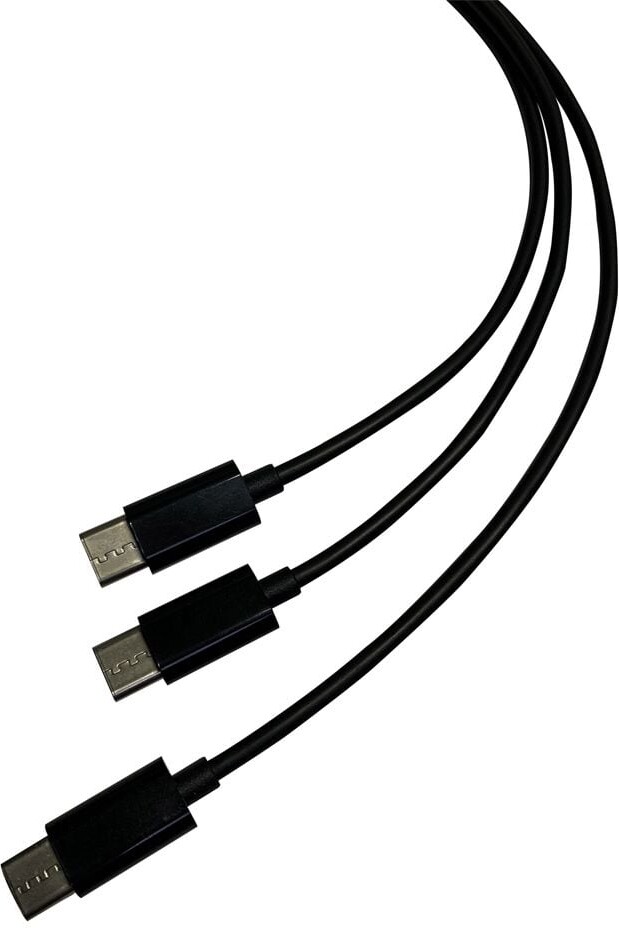 Steelplay - Ps5 Usb-C Kabel - Dual Play Charge Cable - Sort