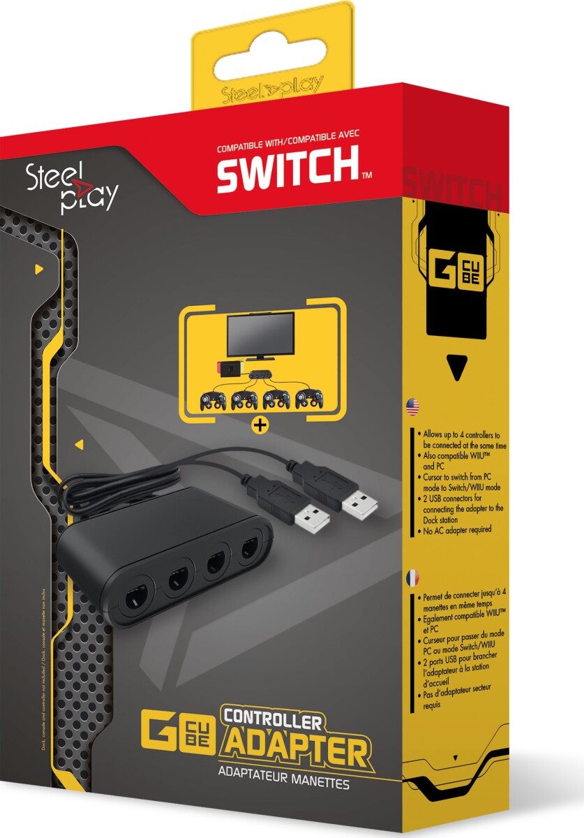 Steelplay Gamecube Controllers Adapter Switch