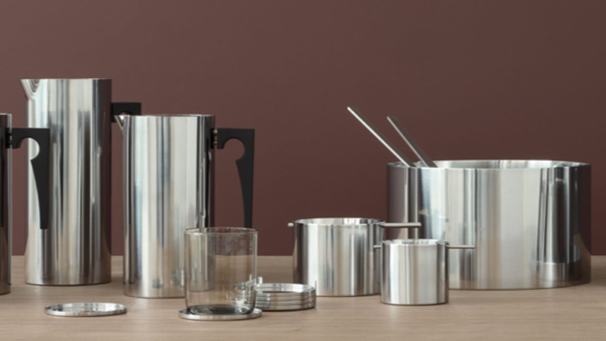 Stelton - Arne Jacobsen - Cylinda Line Vippe Askebæger - Stål