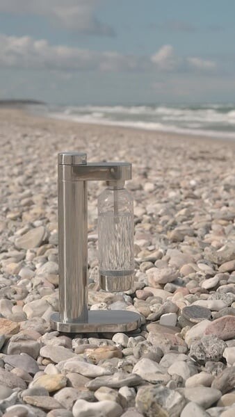 Stelton - Brus Sodavandsmaskine - Inkl Flaske - Stål