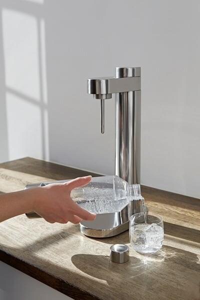 Stelton - Brus Sodavandsmaskine - Inkl Flaske - Stål