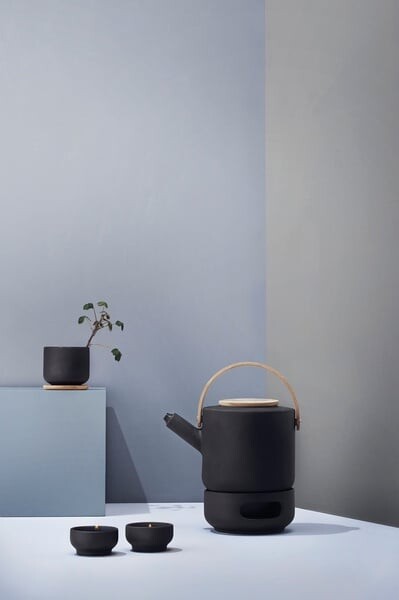 Stelton - Theo Tekande I Stentøj - Drypfri - 1 25 L - Sort