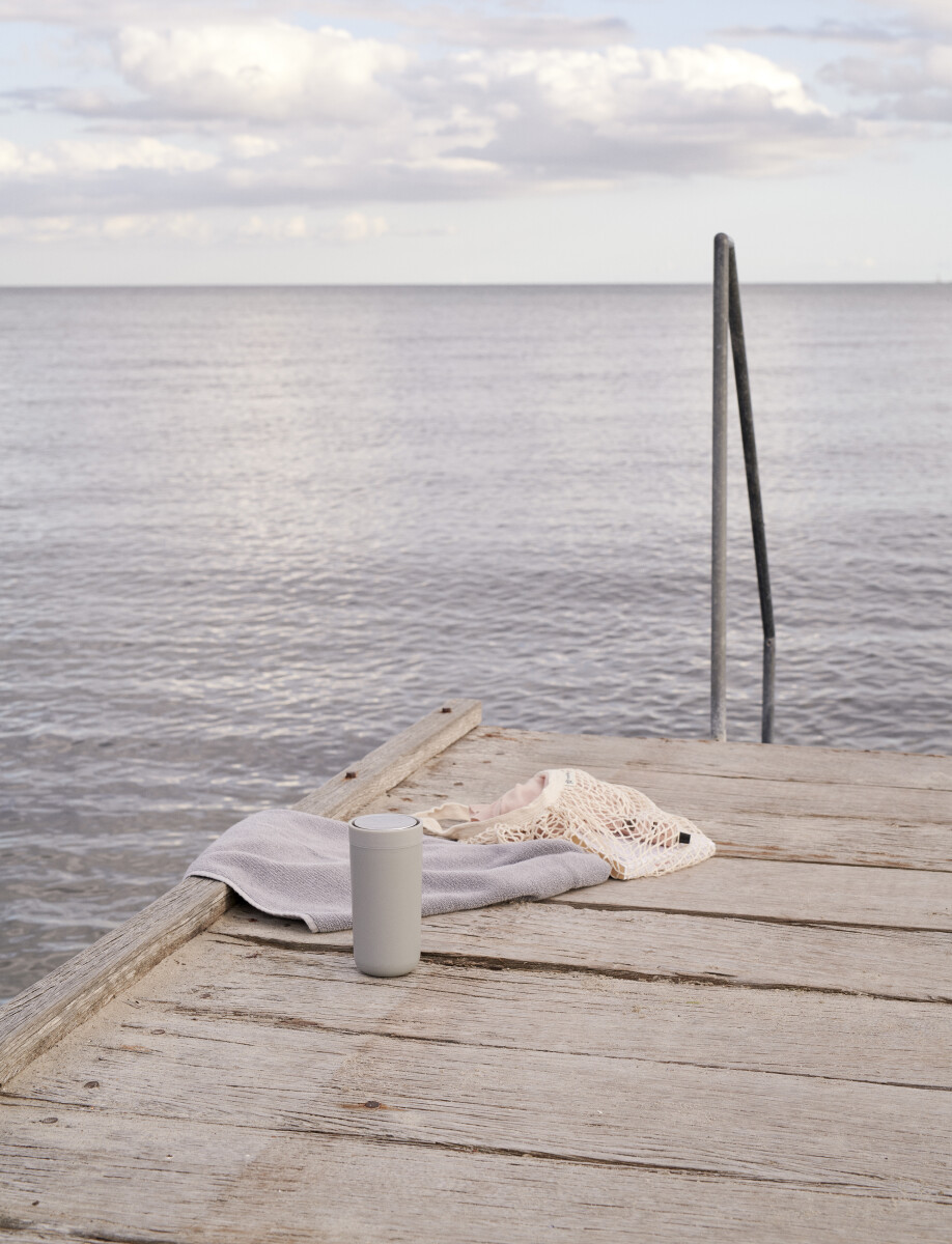 Stelton - To Go Click Termokop - Lysegrå - 400 Ml