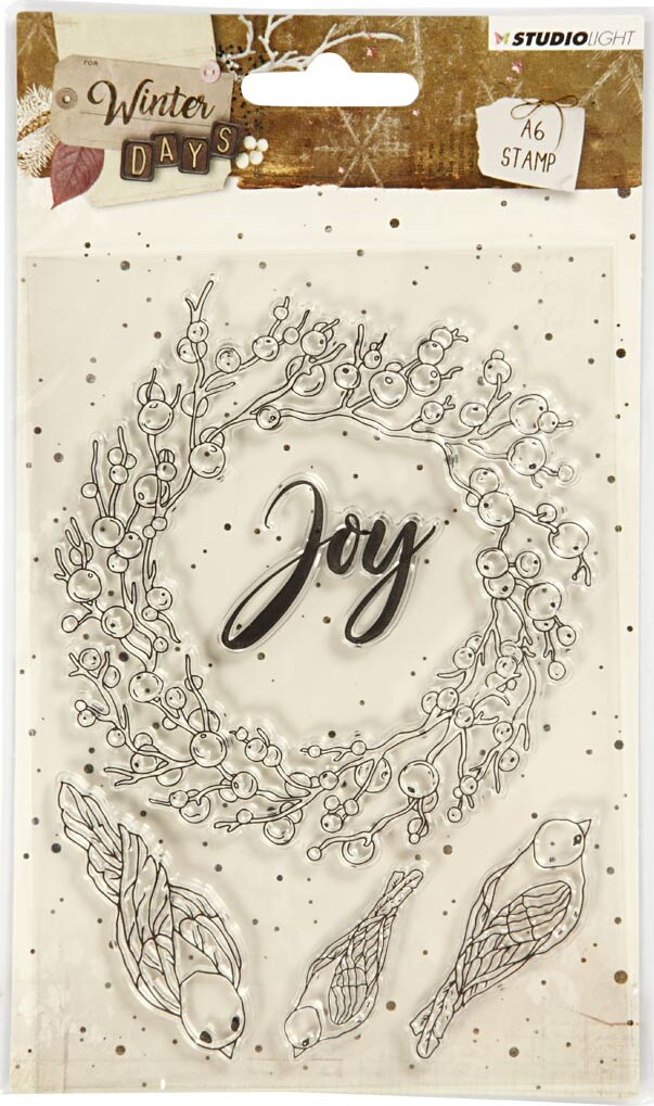 Stempelmotiver - Joy - Str 10 5X15 Cm - 1 Ark