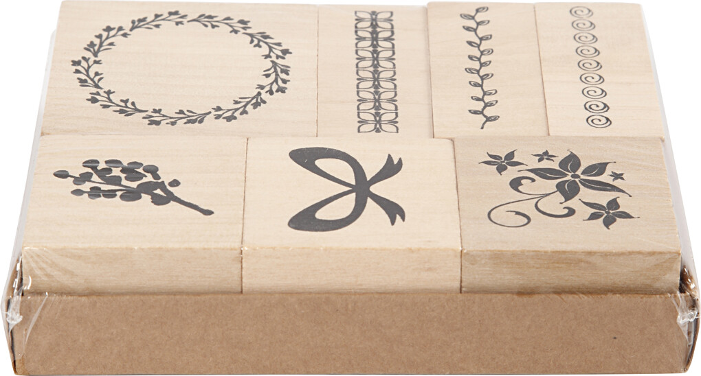 Stempelsæt - Natur - 7 Assorterede