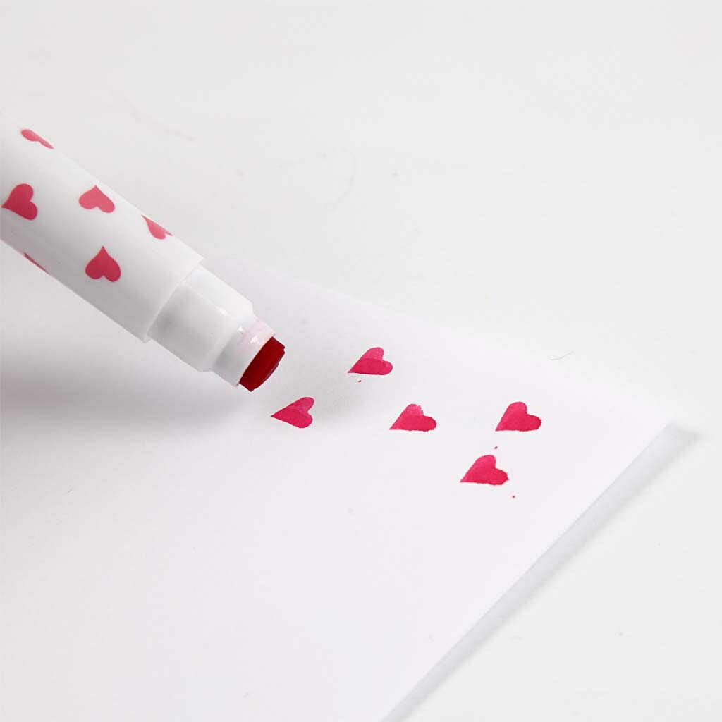 Stempeltusch - Assorterede Farver - 8 Stk