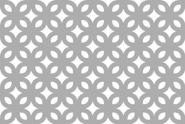 Marabu - Art Stencil - Skabelon - Retro Flowers