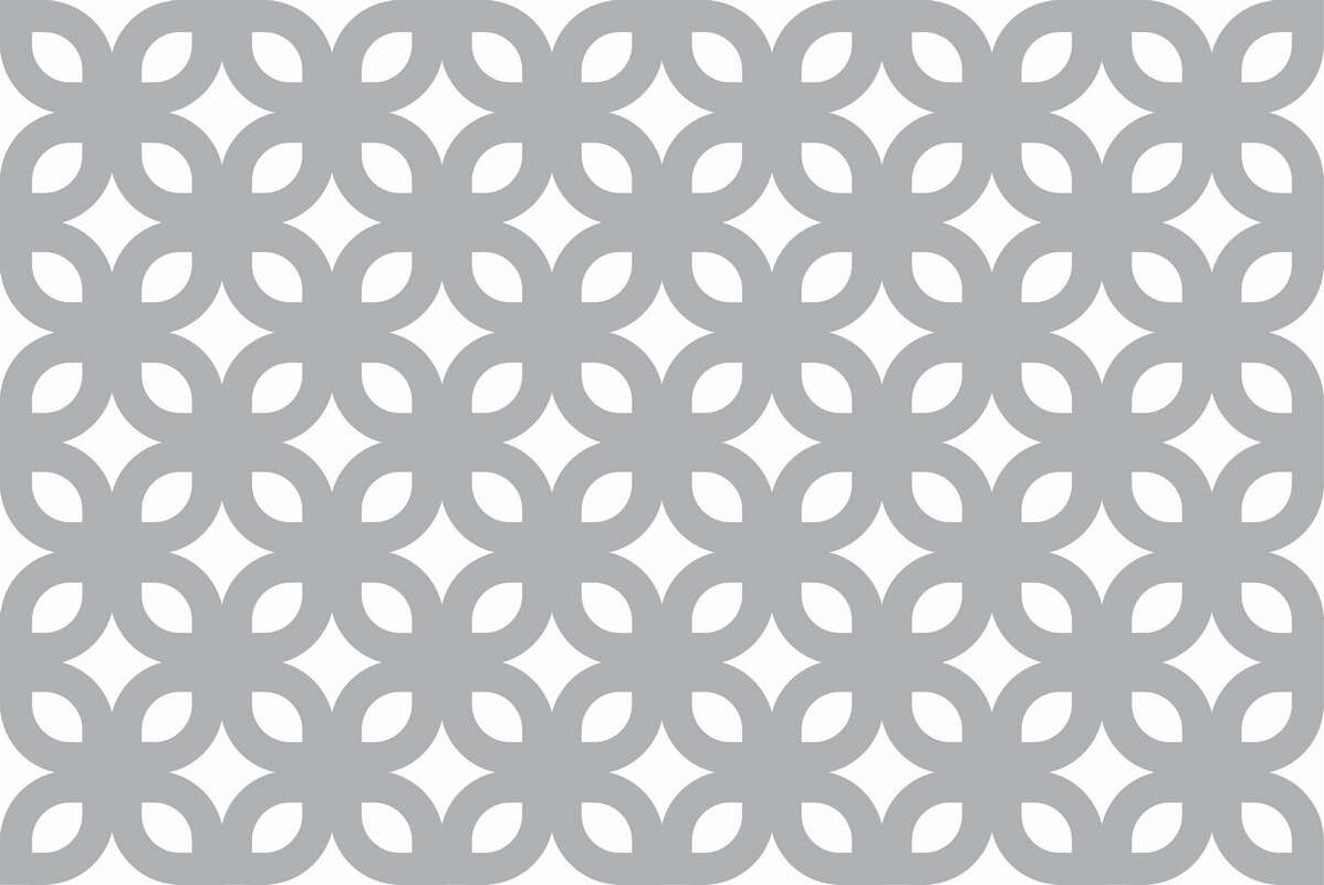 Marabu - Art Stencil - Skabelon - Retro Flowers
