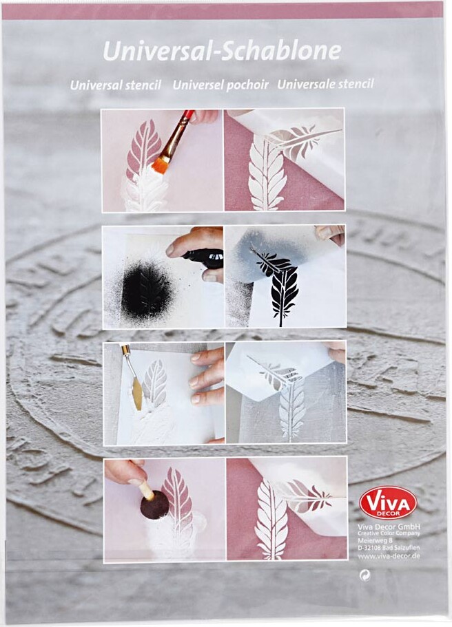 Stencil - Efterår - A4 - 210X297 Mm - 1 Stk