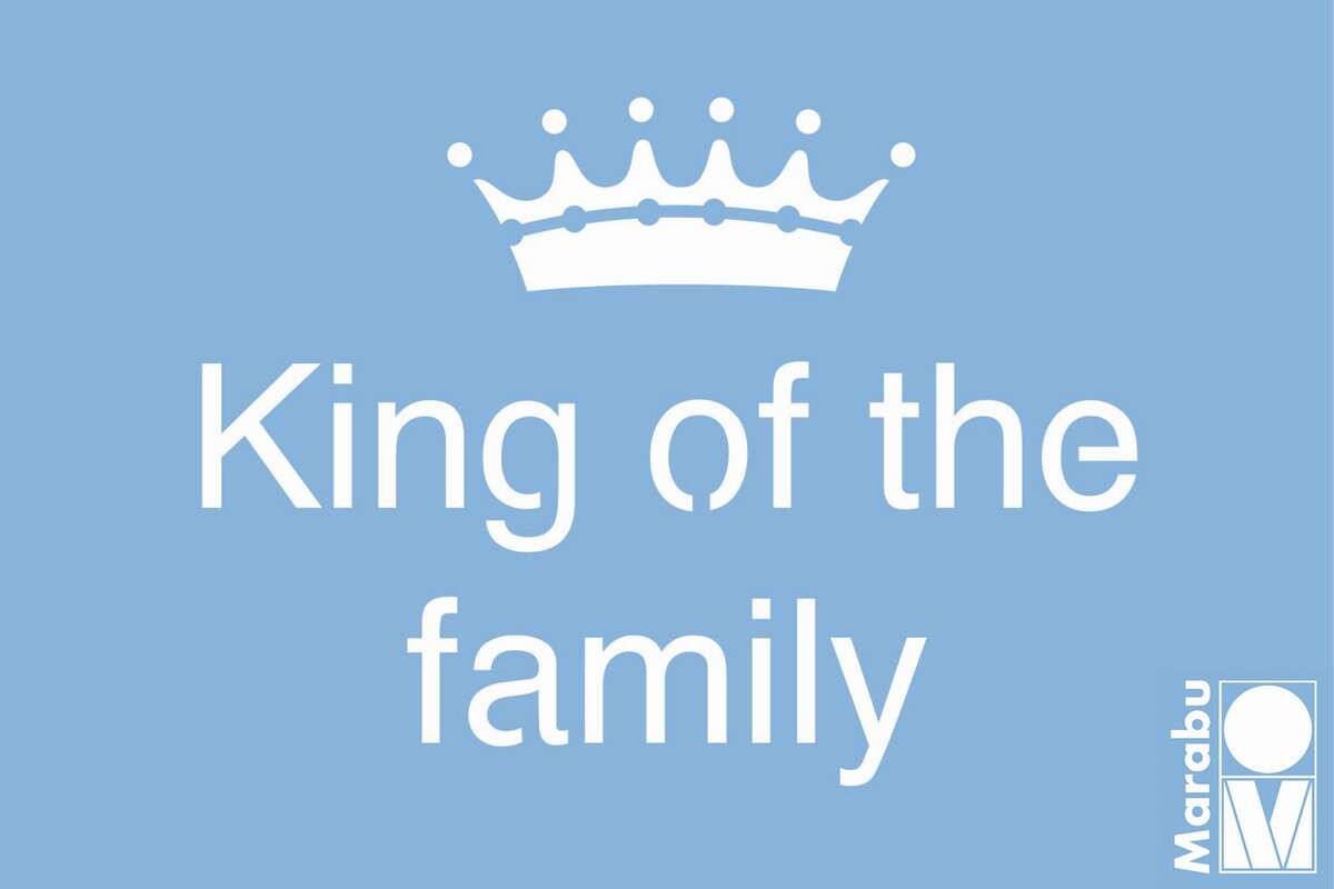 Marabu - Stencil - King Of The Family Maleskabelon - 15X10 Cm