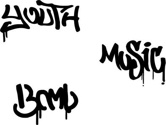 Vallejo - Hobby Stencils - Maleskabelon - Graffiti