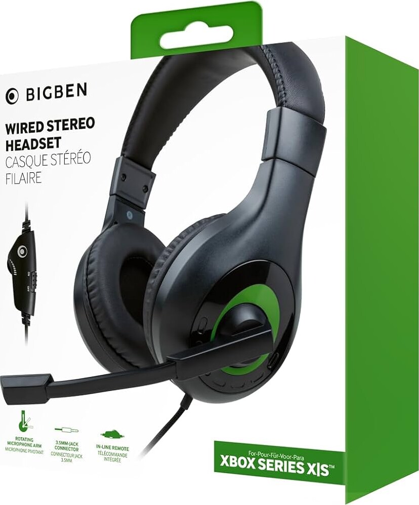 Stereo Gaming Headset V1 - Xbox - Sort
