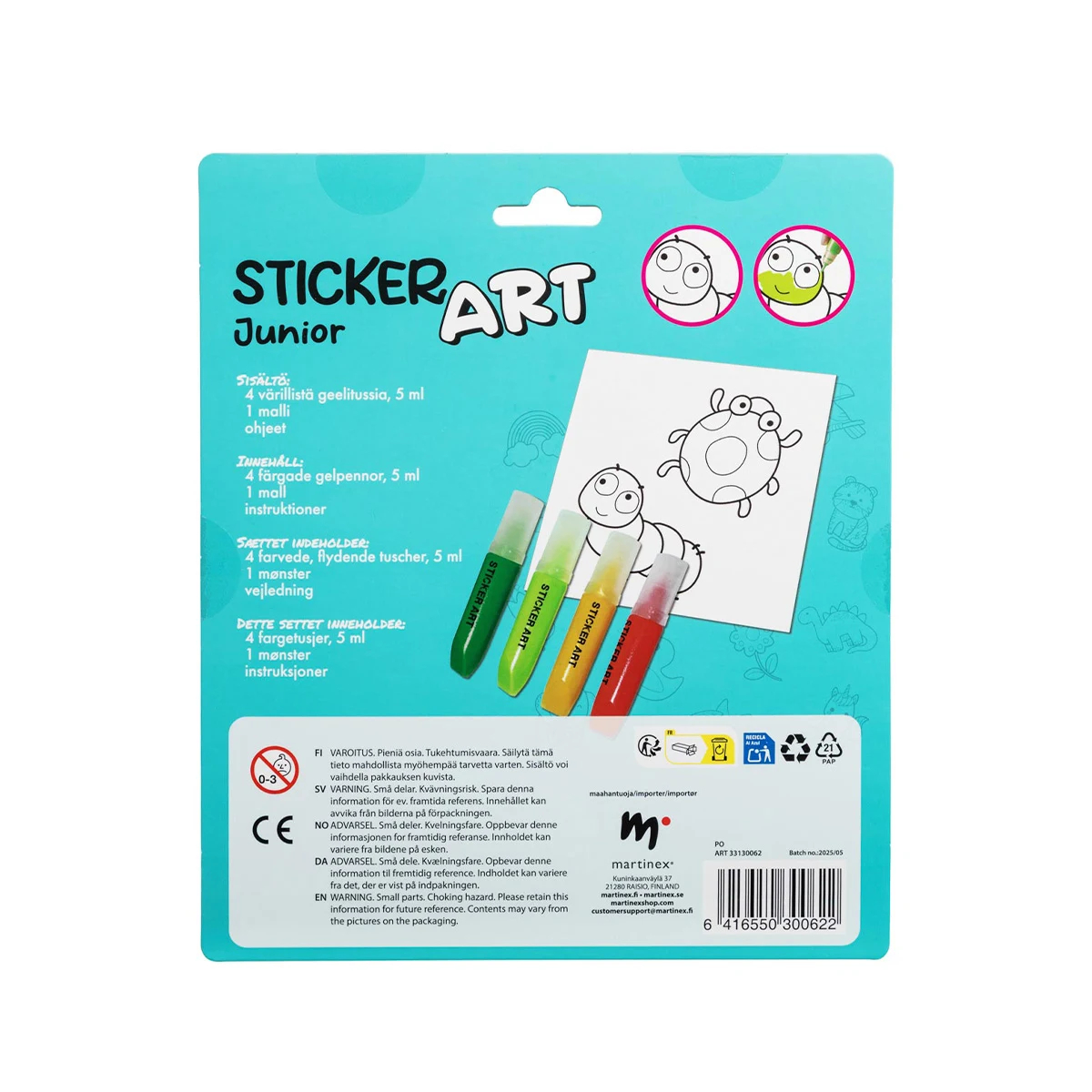 Sticker Art - Jr Bugs 33130062