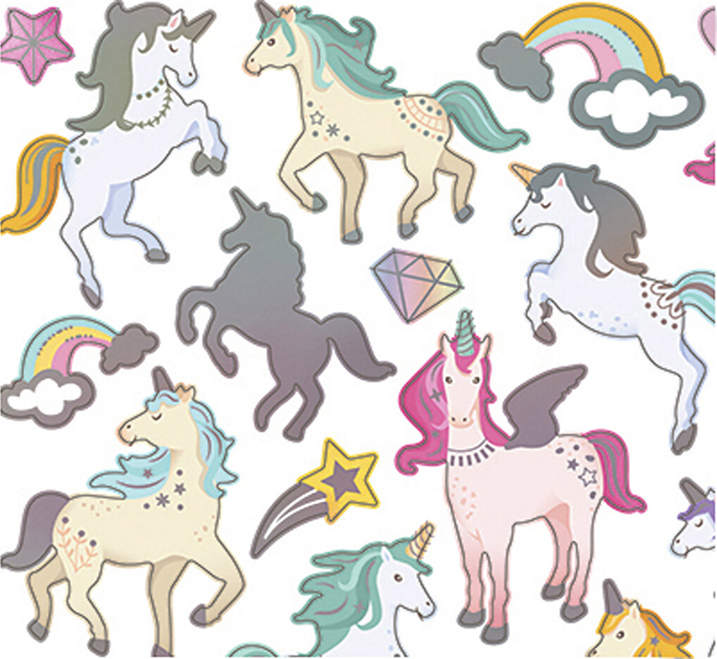 Enhjørning Klistermærker