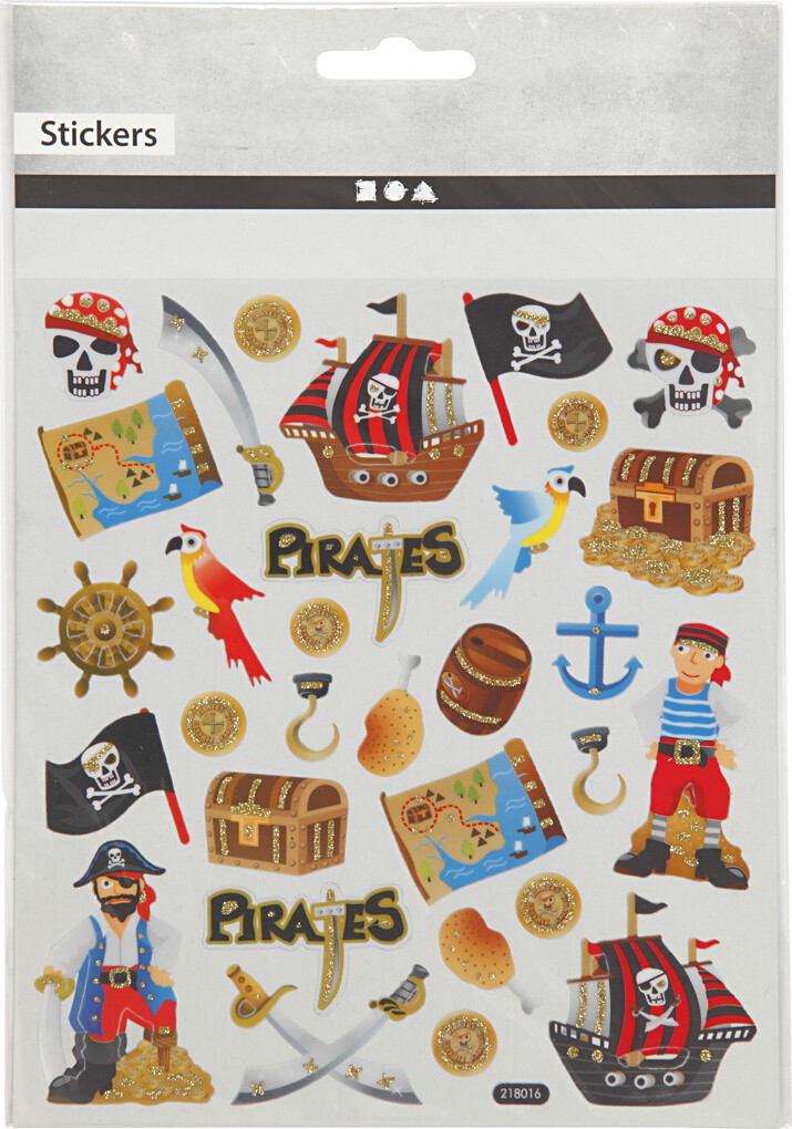 Klistermærker - Pirater