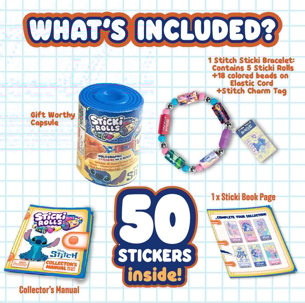 Sticki Rolls - Sticki Band Capsule Stitch