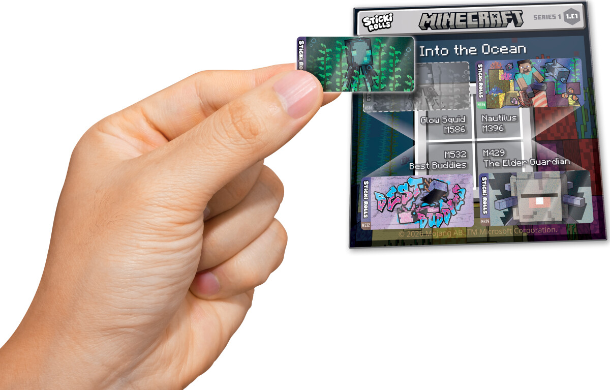 Sticki Rolls - Sticki Book Minecraft Srmc201