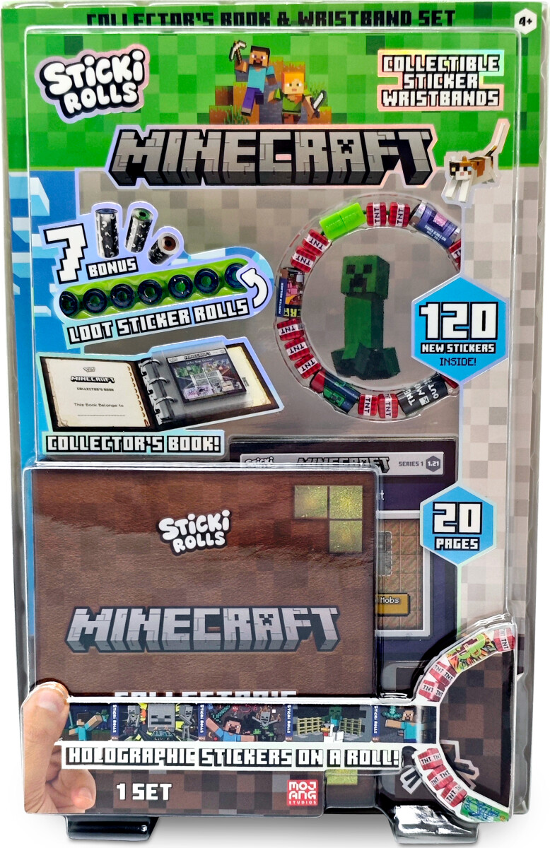 Sticki Rolls - Sticki Book Minecraft Srmc201