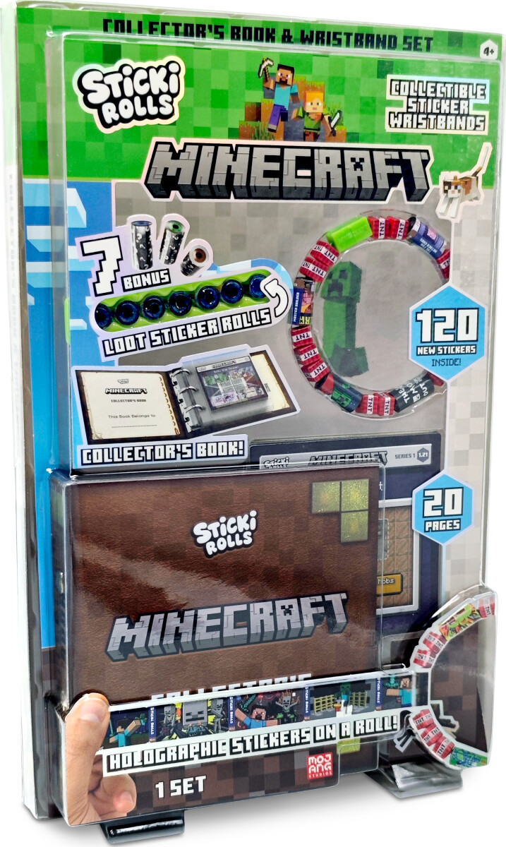 Sticki Rolls - Sticki Book Minecraft Srmc201