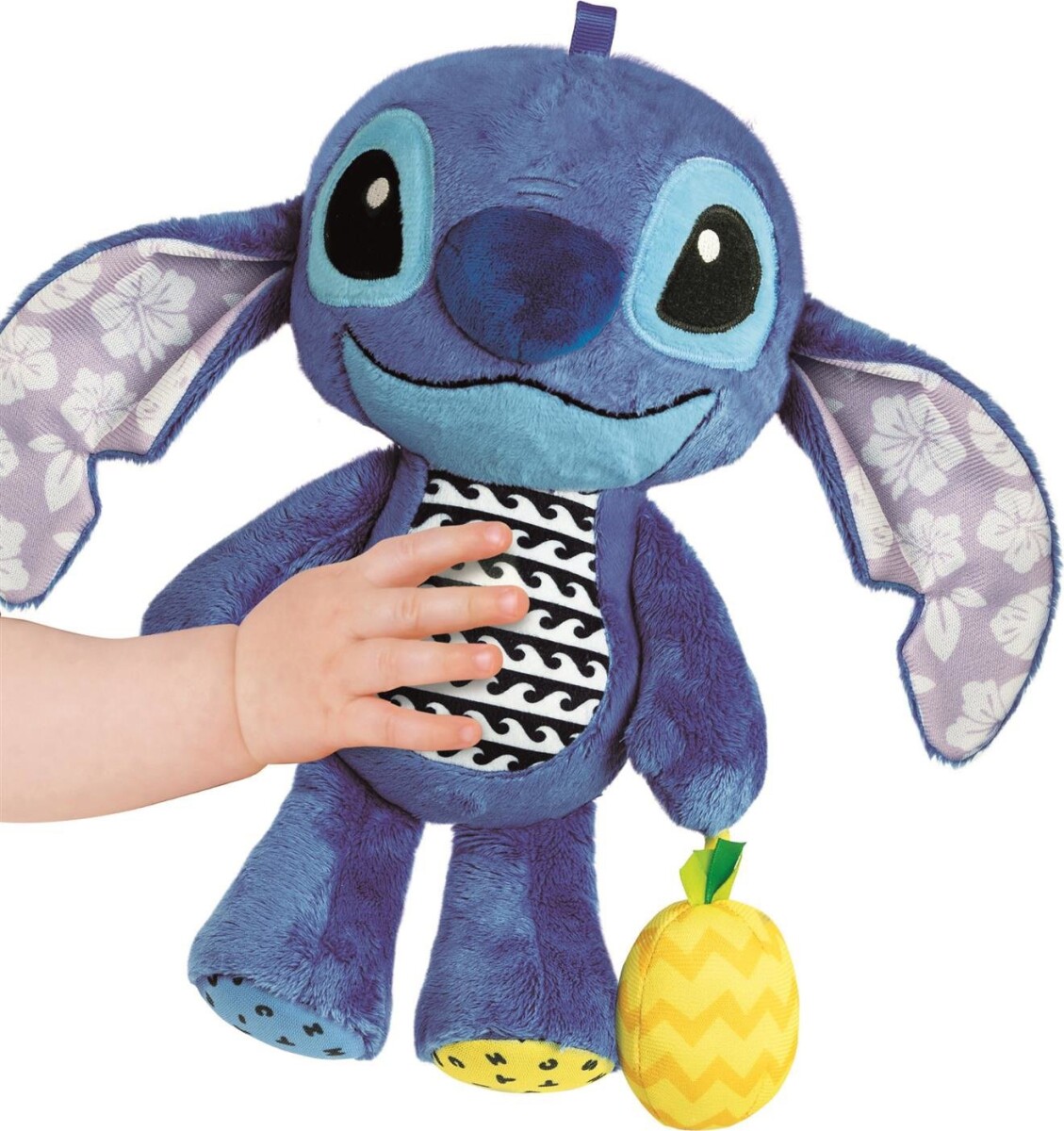 Stitch Bamse Med Ananas Rasle - Disney Baby - Clementoni