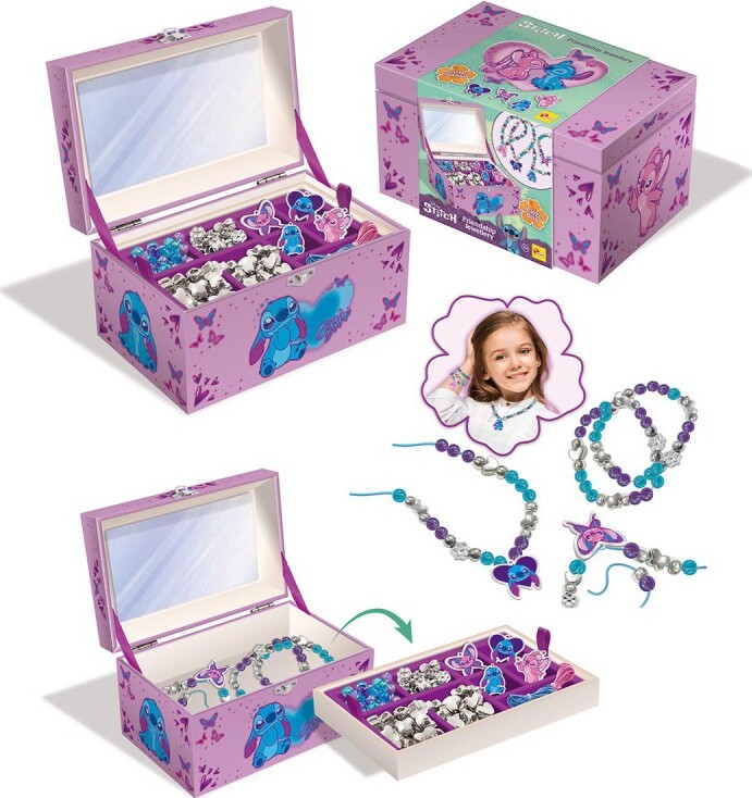 Stitch - Friendship Jewellery Box With Beads Charms 63330