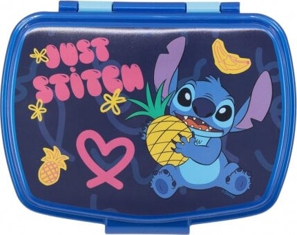 Stitch - Madkasse - Blå - Stor