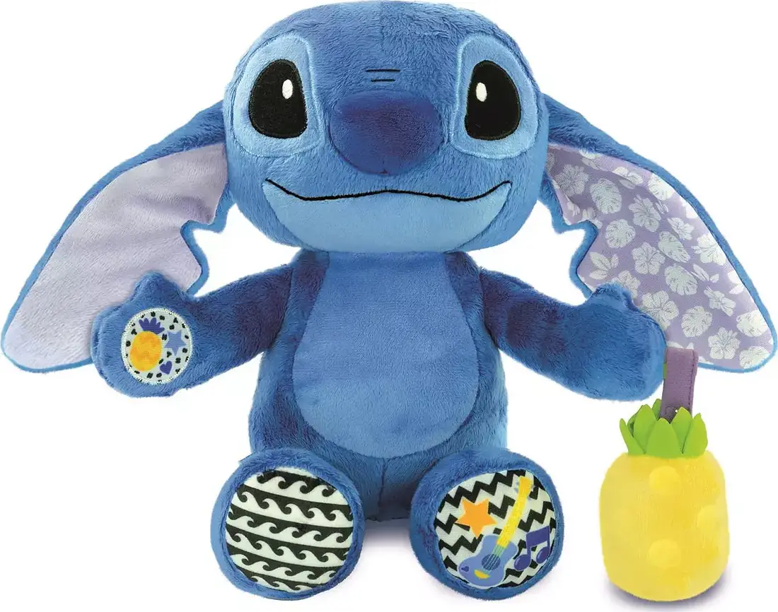 Stitch Bamse Med Lyd - Disney Baby - Clementoni