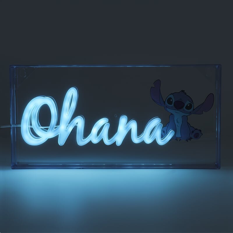 Stitch Ohana Led Neon Light