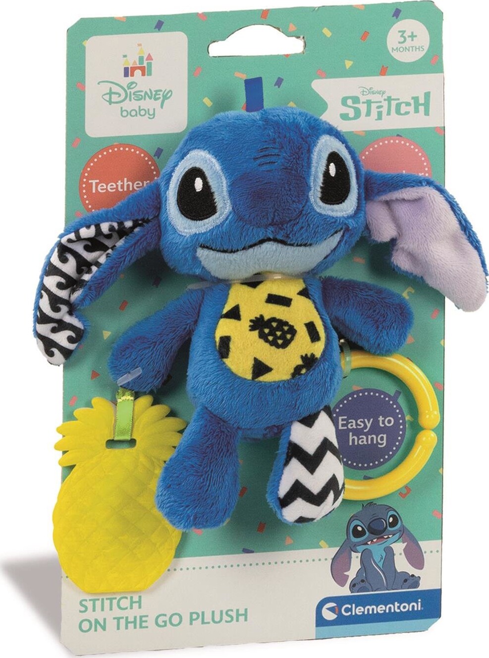 Stitch Bamse - Disney Baby - Aktivitetsbamse - Clementoni