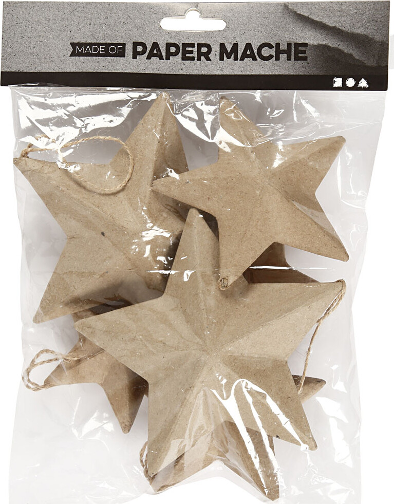 Stjerner - Ø 7 5 10 12 5 Cm - 6 Stk