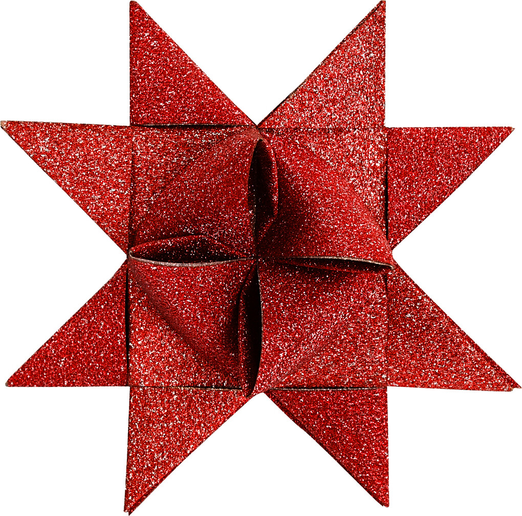Stjernestrimler - L 44 78 Cm - Ø 6 5 11 5 Cm - B 15 25 Mm - Glitter Lak -